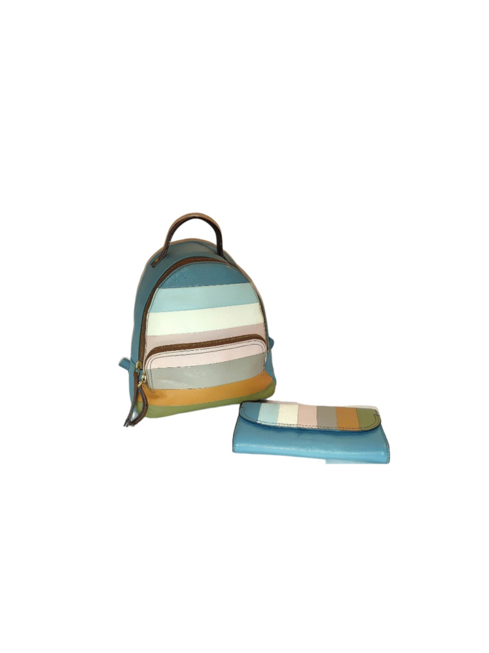 Fossil Megan Leather Mini Backpack & Fossil Logan RFID Wallet Set